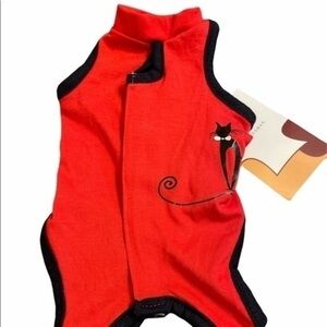 Hipidog Red pet apparel Sz small